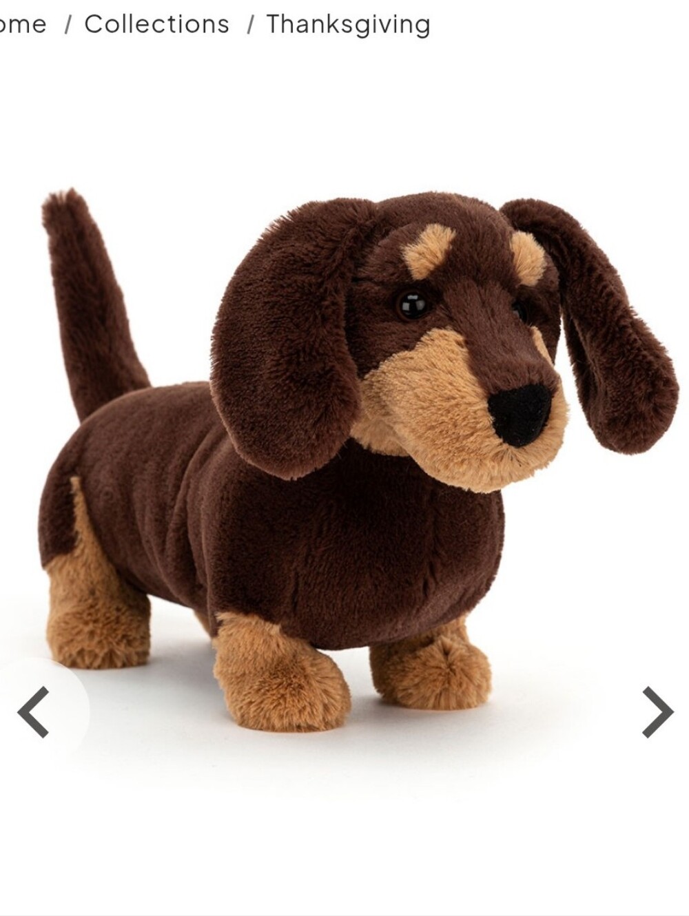 Jellycat Otto Sausage dog Plush